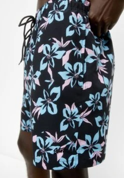 PULL & BEAR Floral Print - Zwemshorts - Black -ZALANDO WINKEL 221b9b1174014a6c8633d2cbb76734db