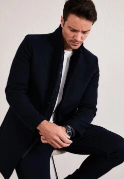 Halflange Jas - Navy Blue -ZALANDO WINKEL 226d759e8c604d469a673b7d8c85dd6d