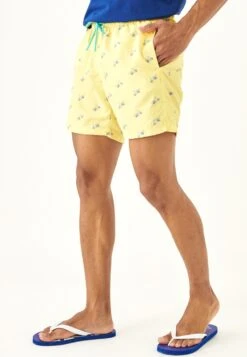 Standard Fit Figured - Zwemshorts - Yellow Mint -ZALANDO WINKEL 227bbba547144efe8ba2a6edb845e386
