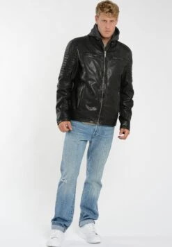 Leren Jas - Black -ZALANDO WINKEL 228f9b4a590448ac887cb761d7ddca40