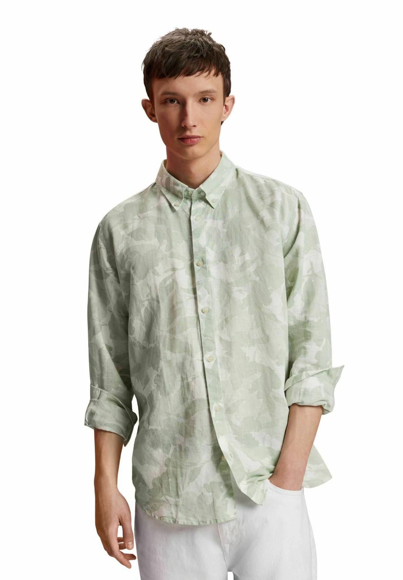 ESPRIT Overhemd - Light Green 3 ESPRIT Overhemd - Light Green