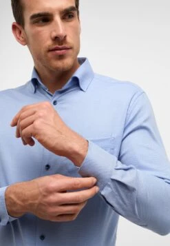 Eterna Struktur Modern Fit - Overhemd - Blau 10 Eterna Struktur Modern Fit - Overhemd - Blau -ZALANDO WINKEL 2372dd2dfc8643b7a905467593da1099