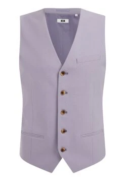 WE FASHION Slim FitMet Stretch - Gilet - Violet -ZALANDO WINKEL 23b2451353af418ea563362127f90b1b