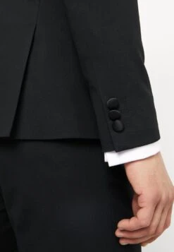 Basic Plain Black Tux Suit Slim Fit - Kostuum - Black -ZALANDO WINKEL 23e92aad05c14e9e86269c5c6c021286