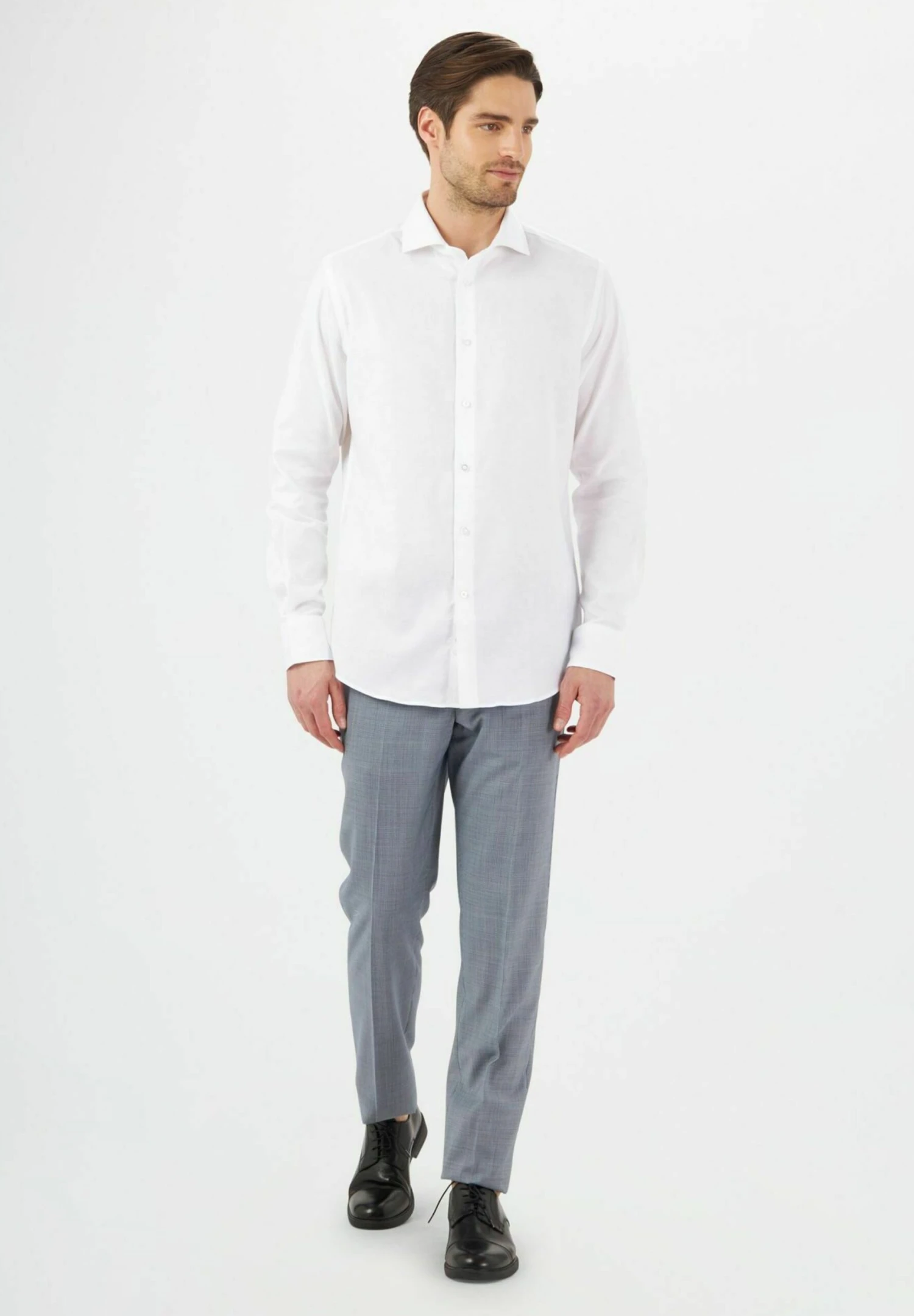 No Iron- Overhemd - Bianco 3 No Iron- Overhemd - Bianco