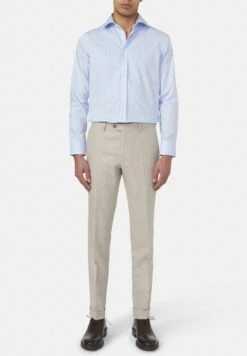 Oscar Jacobson Denz Turn Up - Chino - Sand Beige