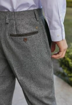 Next Trimmed DonegalStandard - Pantalon - Grey -ZALANDO WINKEL 2615923a6d1b464998c0e80078103fc3