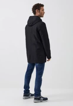 French Connection Hooded - Halflange Jas - Black -ZALANDO WINKEL 2679ad2fbbd24a52868dce8ee8e69212