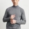 Standard Fit Basic Mock Turtleneck - Trui - Grey -ZALANDO WINKEL 27a5ca455e3140498c3075f39c8da513