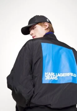 Karl Lagerfeld Jeans Logo Jacket - Bomberjacks - Black -ZALANDO WINKEL 27fd2dee9c17403288cc22827e14a0cd