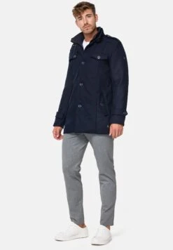 Indicode Jeans Brandan - Halflange Jas - Dark Blue -ZALANDO WINKEL 28f9e97cb3b24812bd2231d7ef6a0d3e