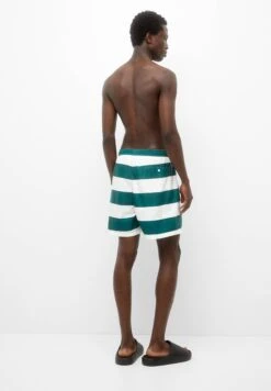 PULL & BEAR Striped Print - Zwemshorts - Green -ZALANDO WINKEL 2978eff325424e3e8dd672b2eee7b6ca