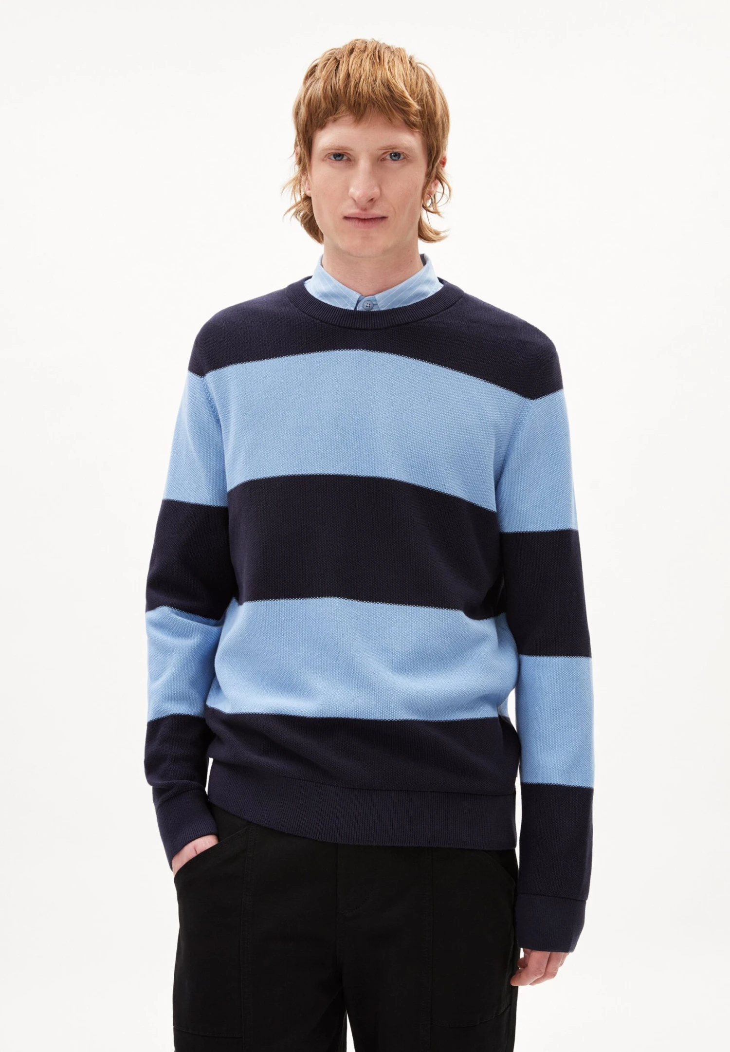 Armedangels Graanio- Trui - Night SkyIceberg Blue 3 Armedangels Graanio- Trui - Night SkyIceberg Blue