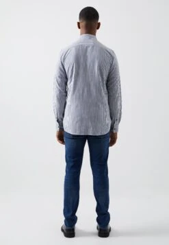 French Connection Long Sleeve - Overhemd - Dark Navy Stripe -ZALANDO WINKEL 2bde5816164043c99baf725c74b529f4