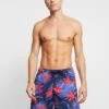 URBAN CLASSICS Pattern - Zwemshorts - Blue/Red -ZALANDO WINKEL 2d25247dd6e44c369e72d8e93614b313