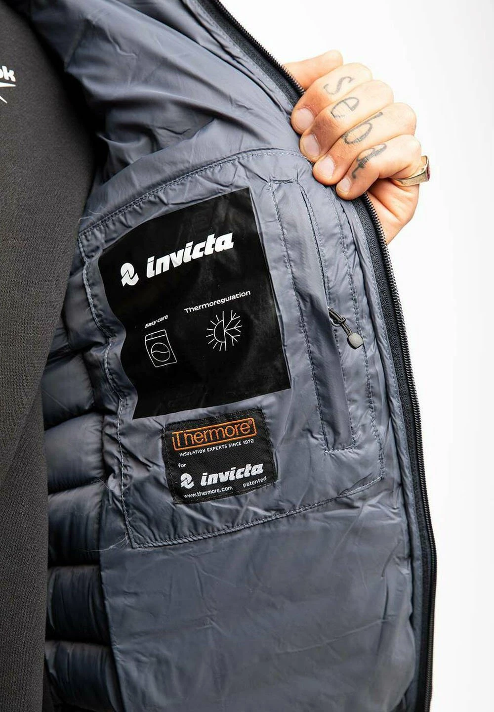 Invicta Polycarbon Finish - Winterjas - Black 9 Invicta Polycarbon Finish - Winterjas - Black - Afbeelding 7