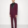 Lindbergh Sustainable Tuxedosuit - Kostuum - Burgundy