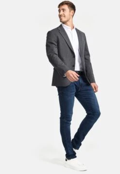 Indicode Jeans George- Blazer - Dk Grey -ZALANDO WINKEL 2f1a02d111a8427c9caa2793d8464e8e