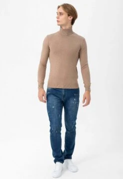 Regular Fit - Trui - Camel Melange -ZALANDO WINKEL 3099ace782d74dcdb9386cb402f28b99