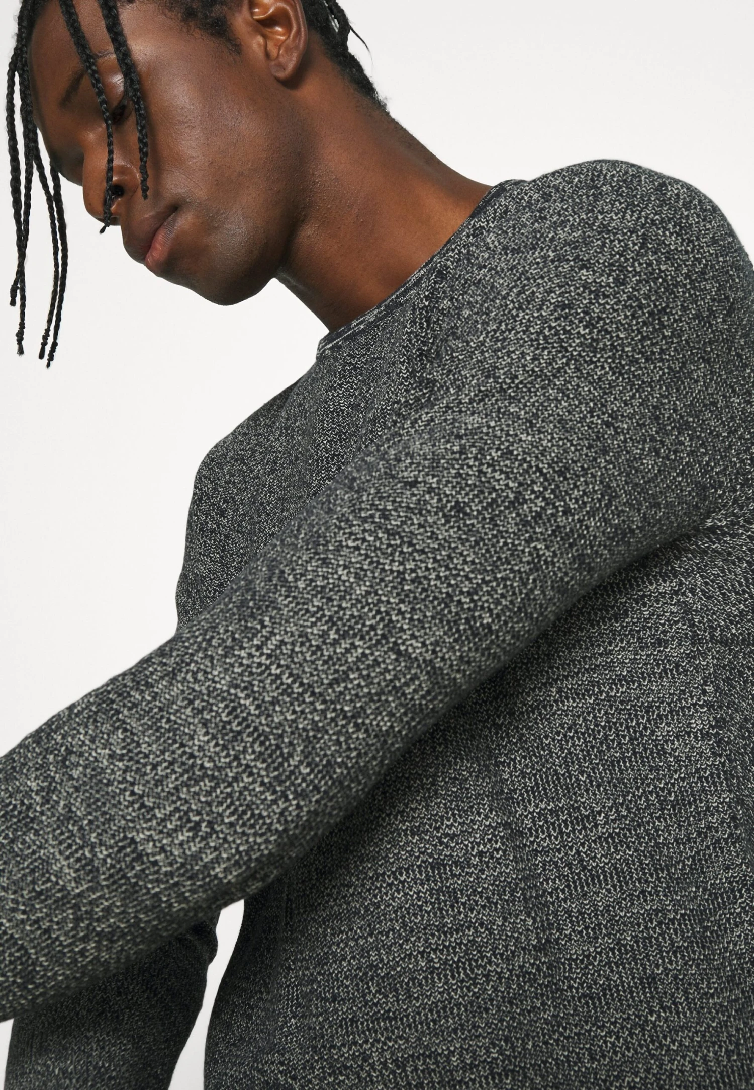 Only & Sons Onsniko Lifecrew- Trui - Dark Navy/Pelican 6 Only & Sons Onsniko Lifecrew- Trui - Dark Navy/Pelican - Afbeelding 4