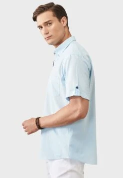 Comfort Fit Short Sleeved - Overhemd - Light Blue -ZALANDO WINKEL 3152d32319c443c29b2efe0791ec86cc