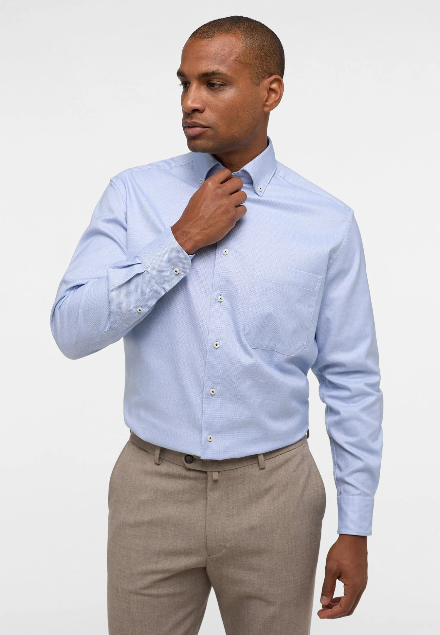 Eterna Soft Tailoring Comfort Fit - Overhemd - Hellblau 3 Eterna Soft Tailoring Comfort Fit - Overhemd - Hellblau