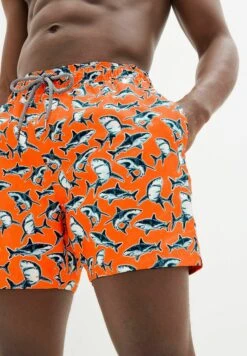 Next Printed Standard - Zwemshorts - Orange Shark Print -ZALANDO WINKEL 32aafbace1344581842d3b48a58c38bd