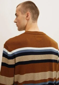 Tom Tailor Mit Streifenmuster - Trui - Sand Brown Navy Stripe -ZALANDO WINKEL 330476202cd541d7986294a224c29d6d