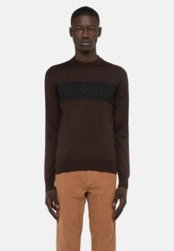 Trussardi Jacquard - Trui - Chocolate Plum