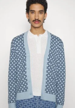 Sandro Cardigan - Vest - Bleu -ZALANDO WINKEL 3494ee58822f48a585d3ecd9725fe46c