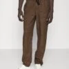 Les Deux Patrick Houndstooth Pants - Broek - Coffee Brown/Dark Sand -ZALANDO WINKEL 35a8164659c74a869ce14270c34835db