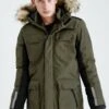 DeFacto Slim Fit - Winterjas - Green