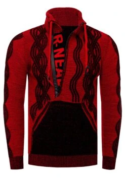 Trui - Schwarz / Rot