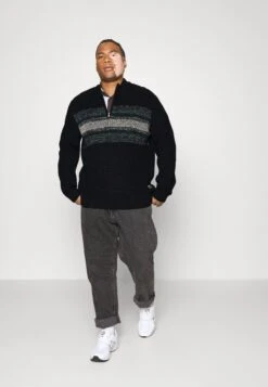 Jack & Jones Jcofriday Half Zip Plus - Trui - Black 9 Jack & Jones Jcofriday Half Zip Plus - Trui - Black -ZALANDO WINKEL 365c3c10a42649b2a19739291278108f