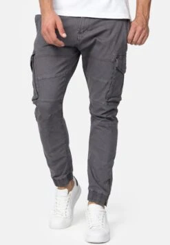 Indicode Jeans Alex - Cargobroek - Dark Grey
