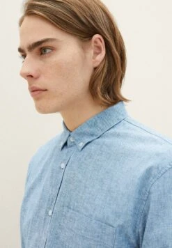 TOM TAILOR Denim Mit Brusttasche - Overhemd - Helsinki Night Blue Chambray -ZALANDO WINKEL 38a30e49b62b4ae9bd9343d347d01ff0