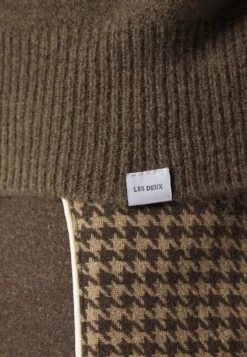 Les Deux Encore Intarsia - Trui - Walnut/Ivory -ZALANDO WINKEL 39e8feffe3e04ca9b8398f010bc90242