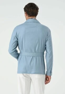 Trenchcoat - Blue -ZALANDO WINKEL 3a25e01e804b4a3ca6af6b0fddcf79aa