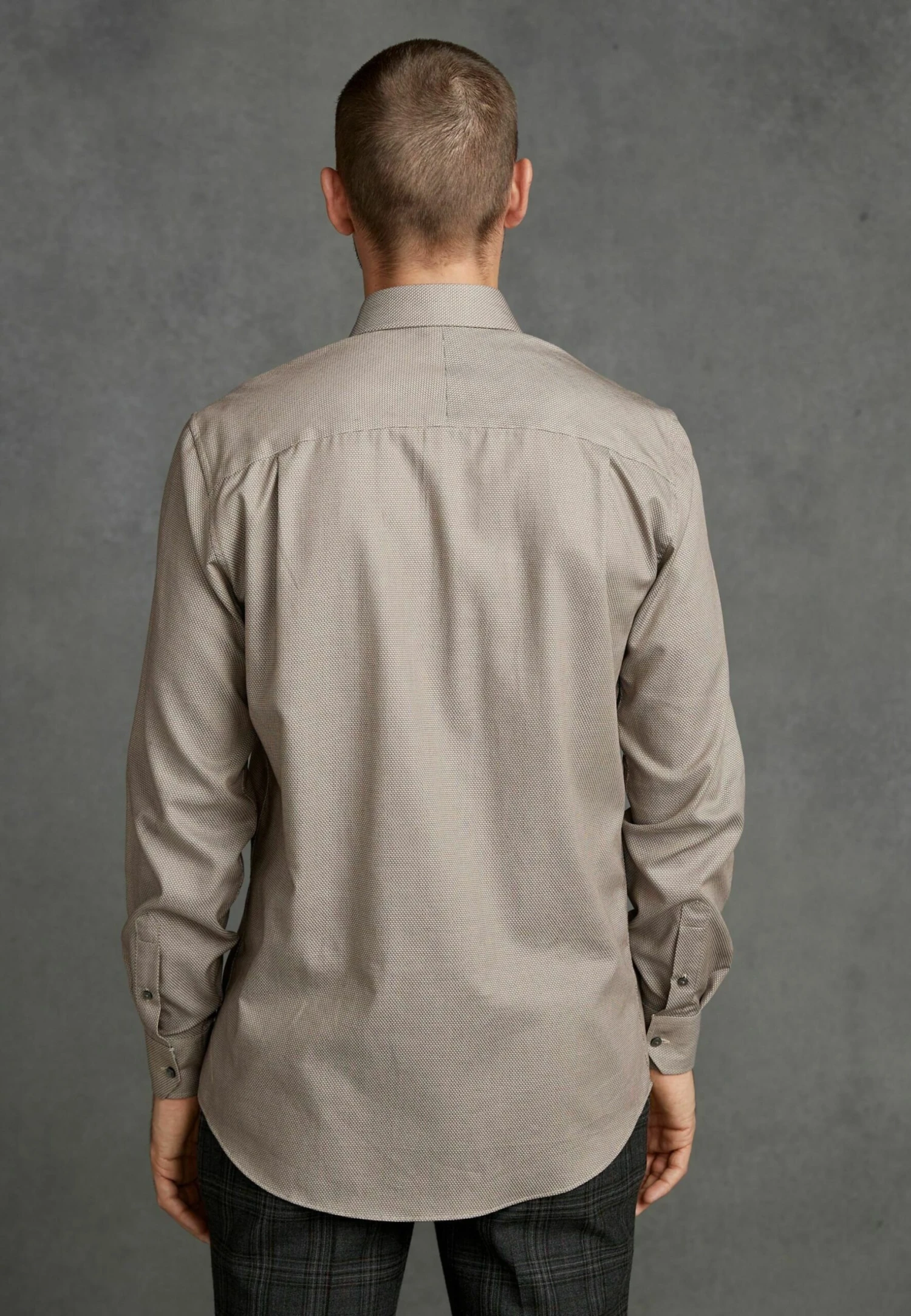 Next Signature Trimmed - Zakelijk Overhemd - Neutral Brown 3 Next Signature Trimmed - Zakelijk Overhemd - Neutral Brown