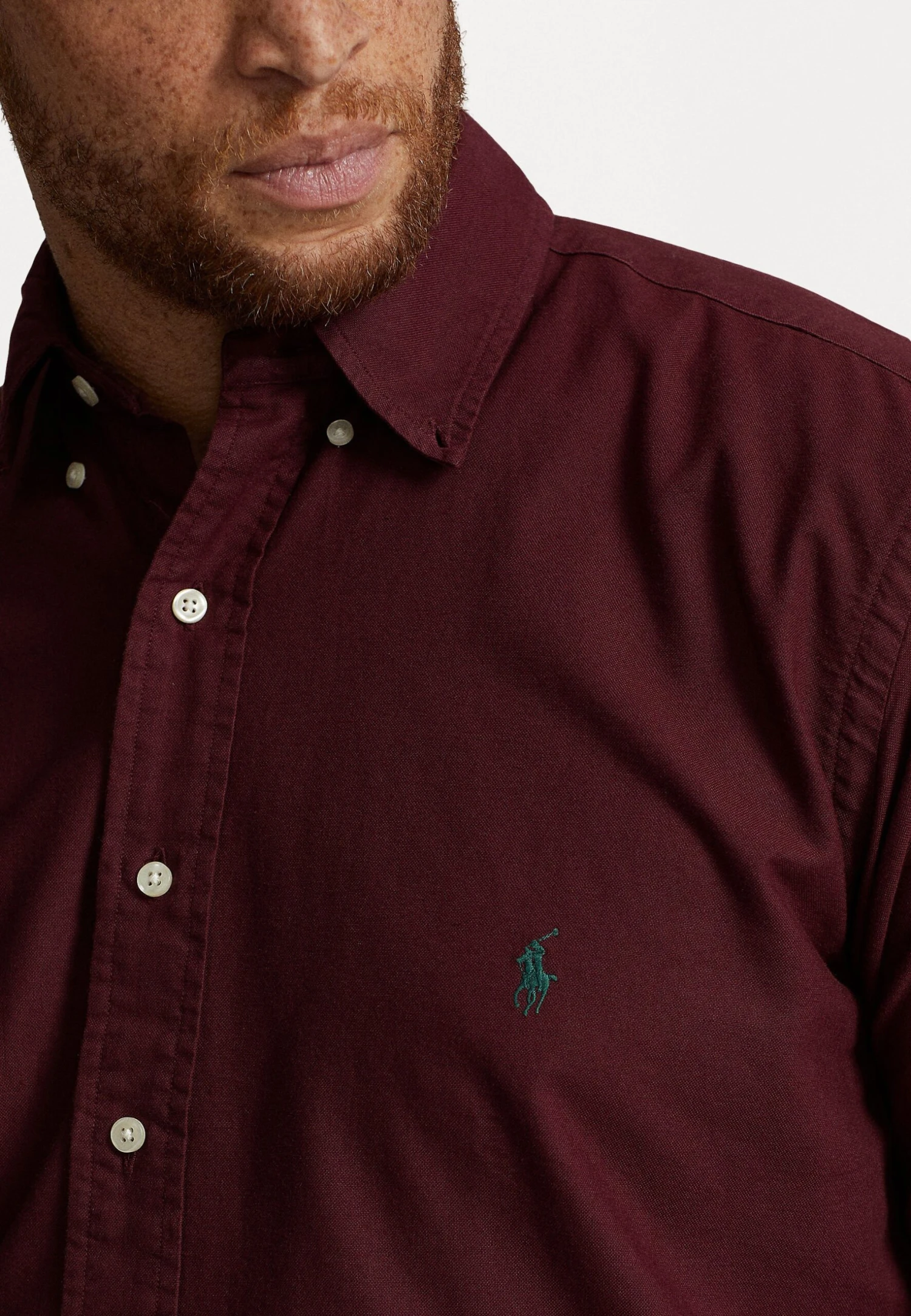 Long Sleeve Sport Shirt - Overhemd - Harvard Wine 6 Long Sleeve Sport Shirt - Overhemd - Harvard Wine - Afbeelding 4