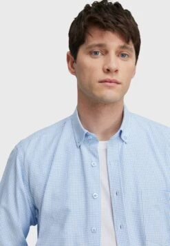 Comfort Fit Dobby Weave - Overhemd - White/Blue -ZALANDO WINKEL 3bfdbec0993d48109724c2f395f72151