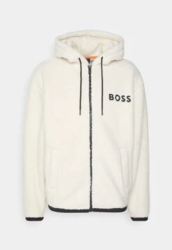 Boss Zezip - Fleecejas - Off-White -ZALANDO WINKEL 3c8426cbcc714c8bbfcb7411820b61c6