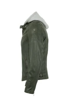 GIPSY Rylo - Leren Jas - Olive -ZALANDO WINKEL 3da38c083c414a37a589c2f4c94d01e3