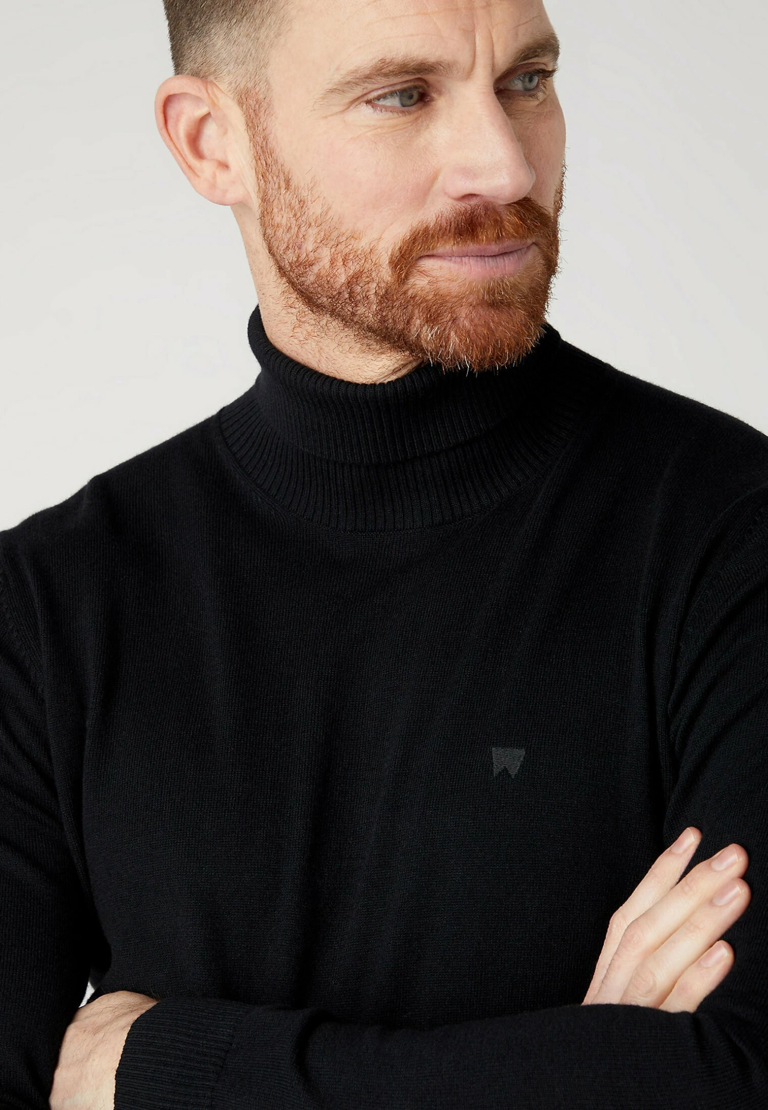 Wrangler Roll Neck- Trui - Black 6 Wrangler Roll Neck- Trui - Black - Afbeelding 4