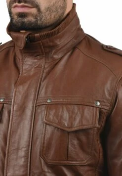 Solid Sdcamash - Leren Jas - Golden Bro -ZALANDO WINKEL 3e05f88724f44b27a9c93c386af9044d