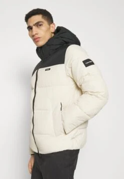 Calvin Klein Crinkle Block Puffer - Winterjas - Stony Beige -ZALANDO WINKEL 3fdb43edca884897bd476fafbd0b6bc6