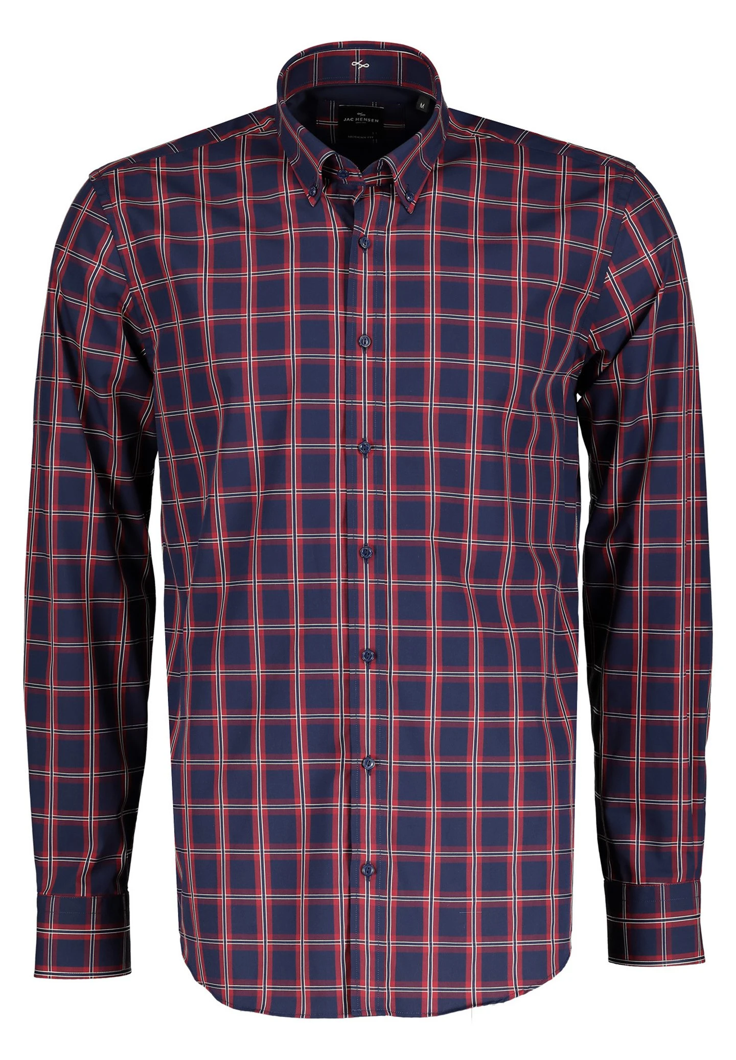 Modern Fit - Overhemd - Rood 3 Modern Fit - Overhemd - Rood