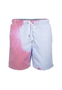 Striped Color Changing Swimshorts - Zwemshorts - Cherry/Blue -ZALANDO WINKEL 4004e8f30fde43aea637b8e79d9be4db
