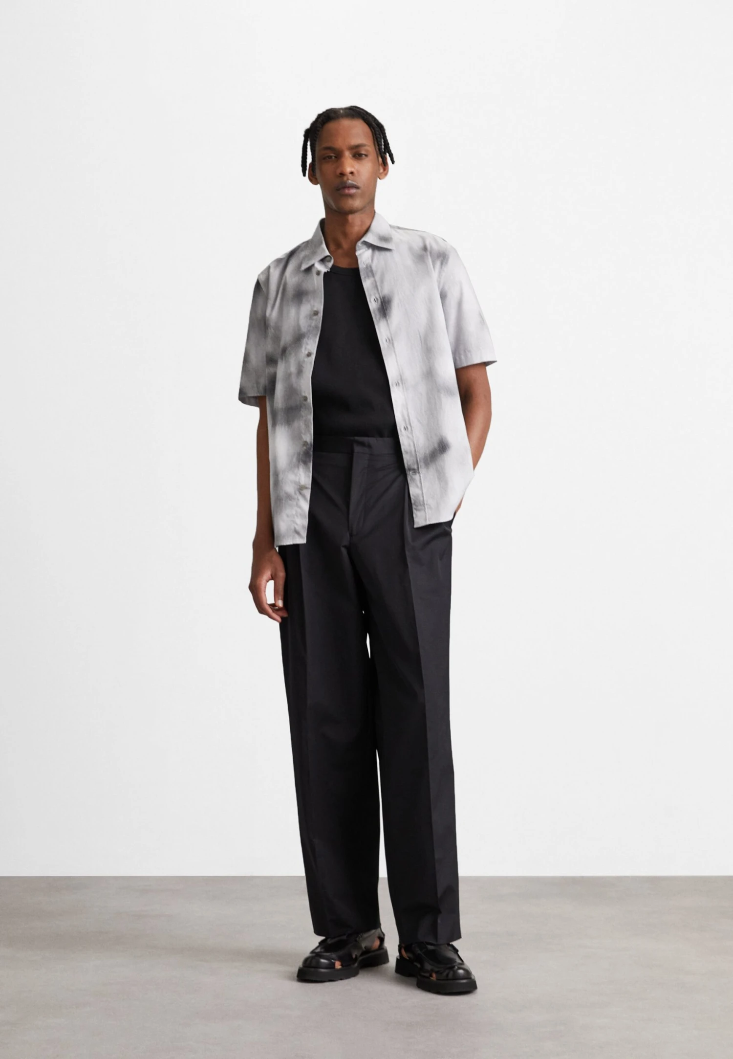 Pleated Classic Trousers - Pantalon - Black 4 Pleated Classic Trousers - Pantalon - Black - Afbeelding 2