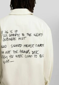 BERSHKA Michel Basquiat Print - Spijkerjas - Beige -ZALANDO WINKEL 4088ca83f54f4a3a974b10293d07c7e6